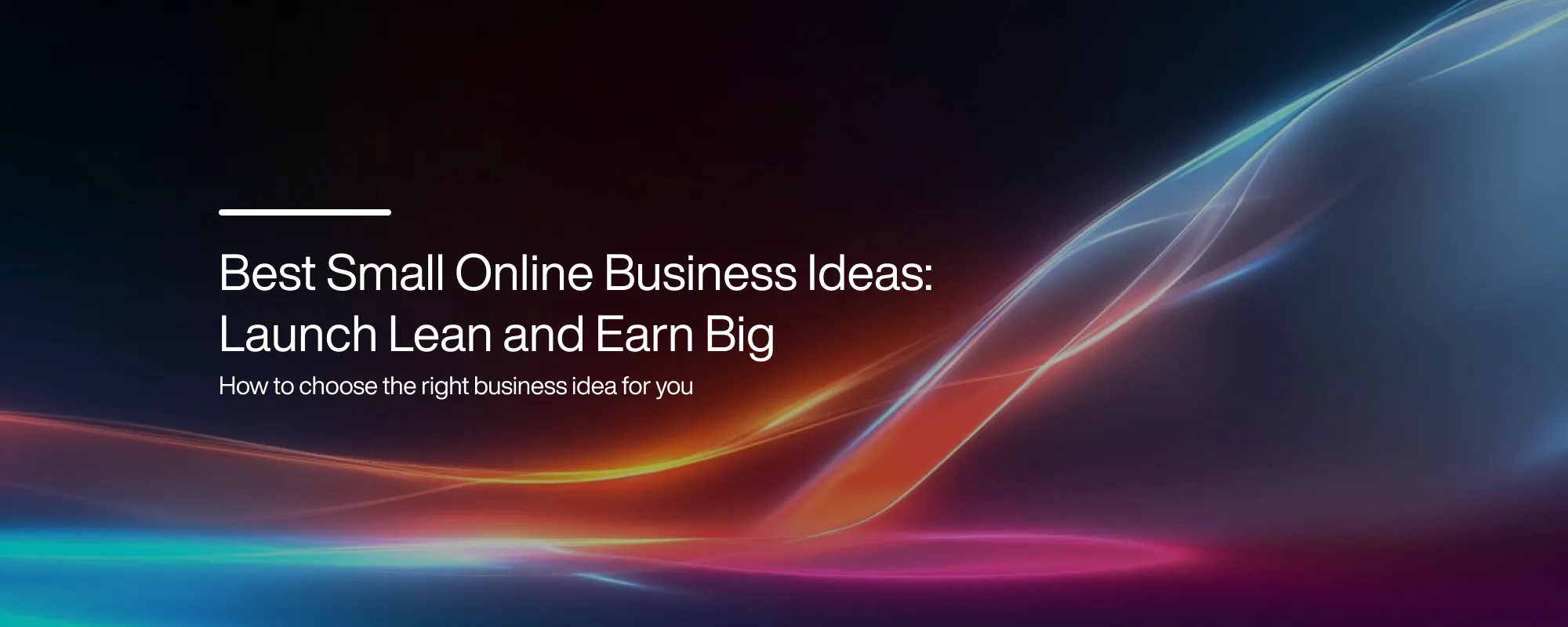 Cover image for Best Small Online Business Ideas: Launch Lean and Earn Big