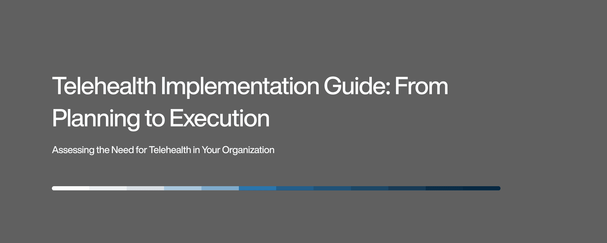 Telehealth Implementation Guide: From Planning to Execution