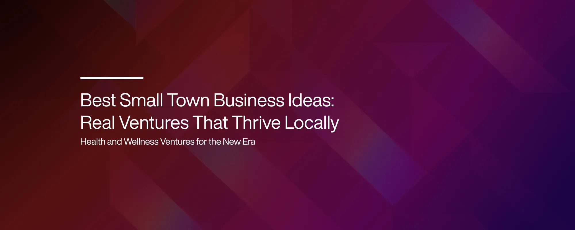 Cover image for Best Small Town Business Ideas: Real Ventures That Thrive Locally