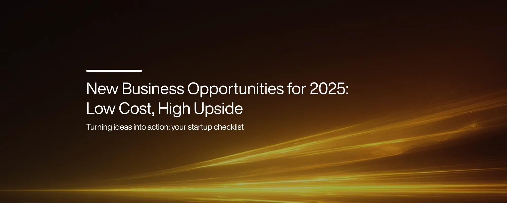 Cover image for New Business Opportunities for 2025: Low Cost, High Upside
