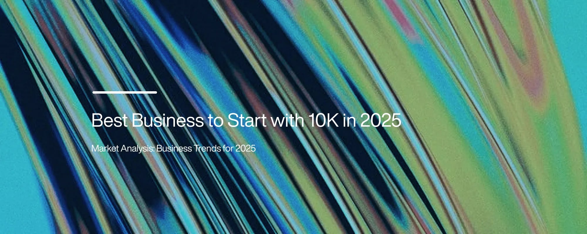 Best Business to Start with 10K in 2025