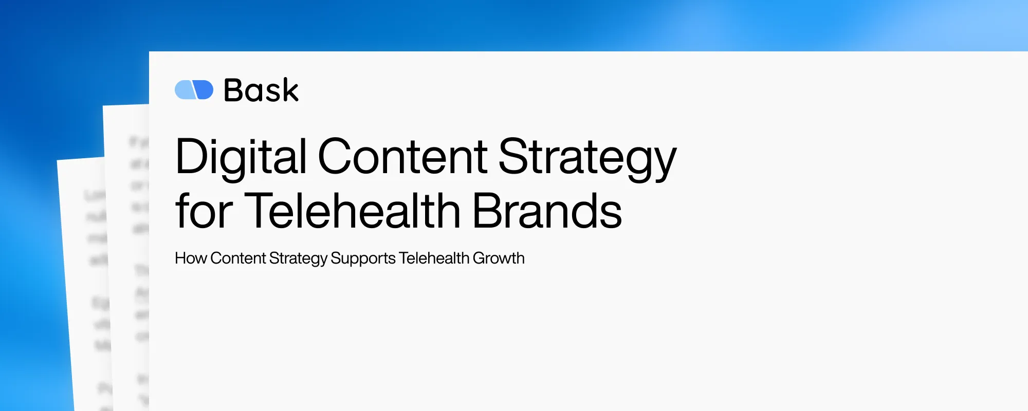 Cover image for Digital Content Strategy for Telehealth Brands