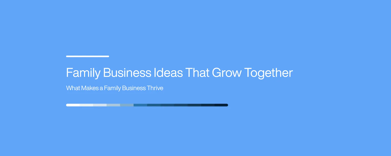 Cover image for Family Business Ideas That Grow Together