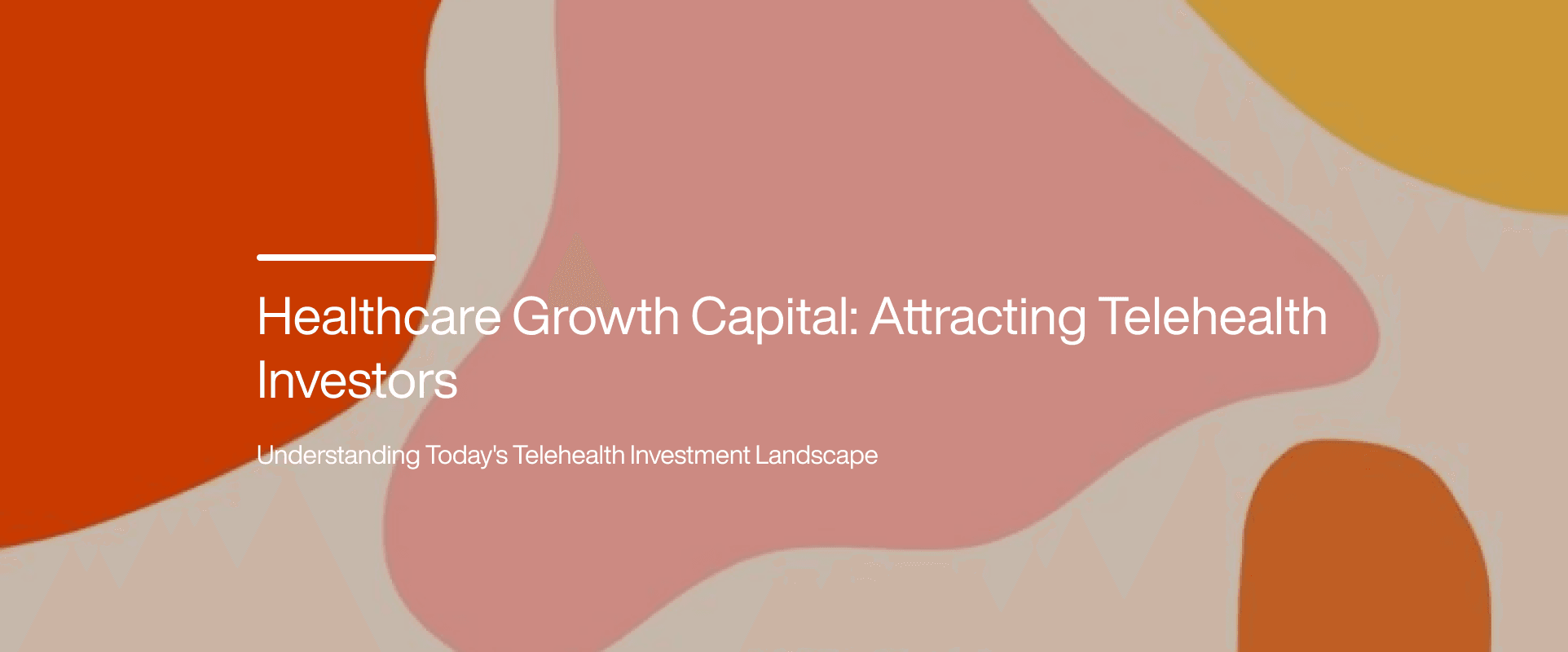 Cover image for Healthcare Growth Capital: Attracting Telehealth Investors