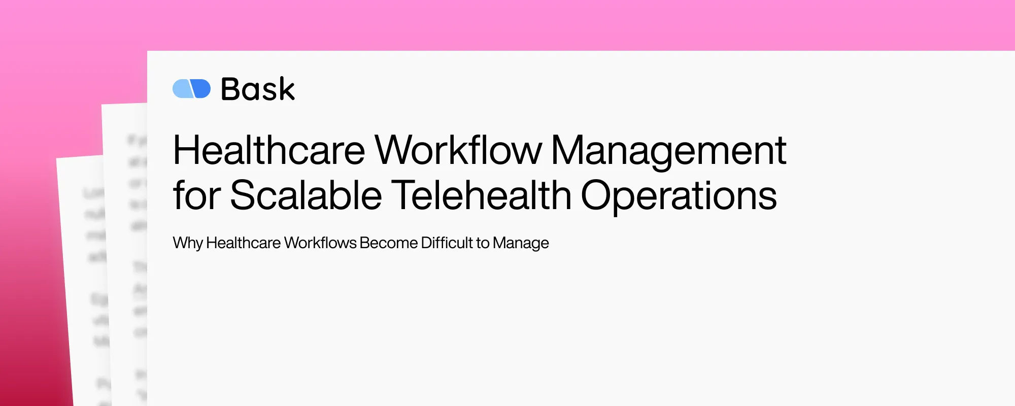 Cover image for Healthcare Workflow Management for Scalable Telehealth Operations