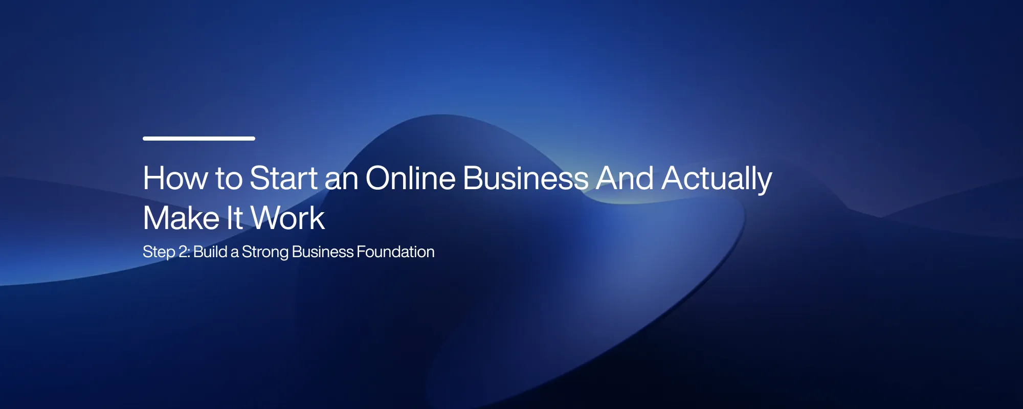 Cover image for How to Start an Online Business And Make It Work