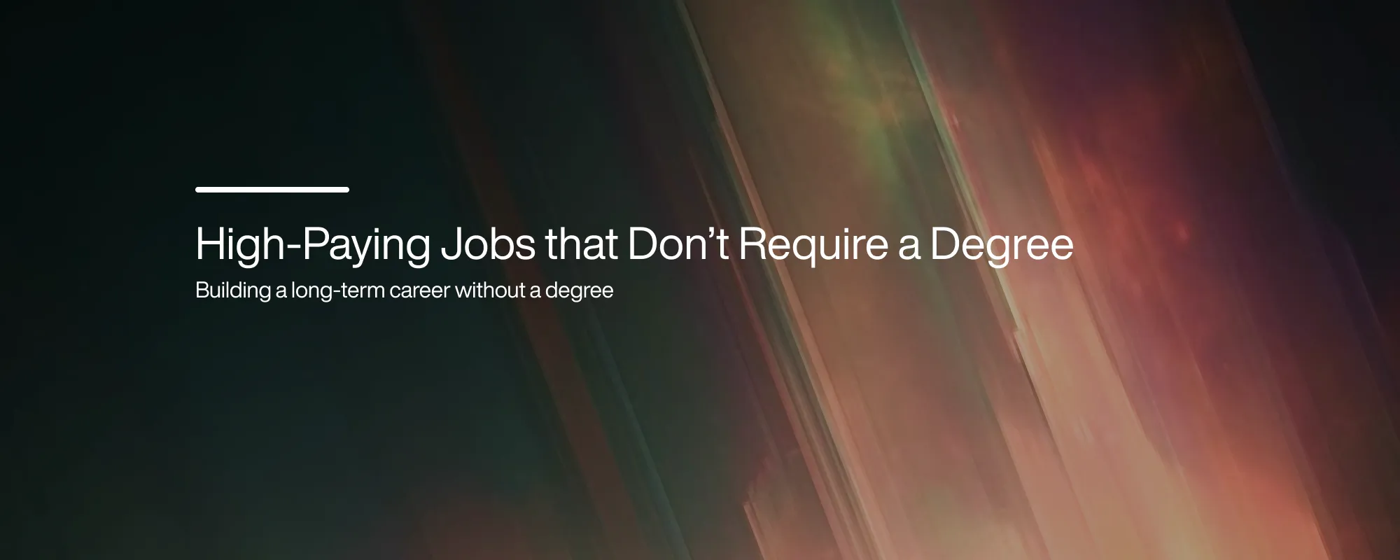 Cover image for High-Paying Jobs that Don’t Require a Degree