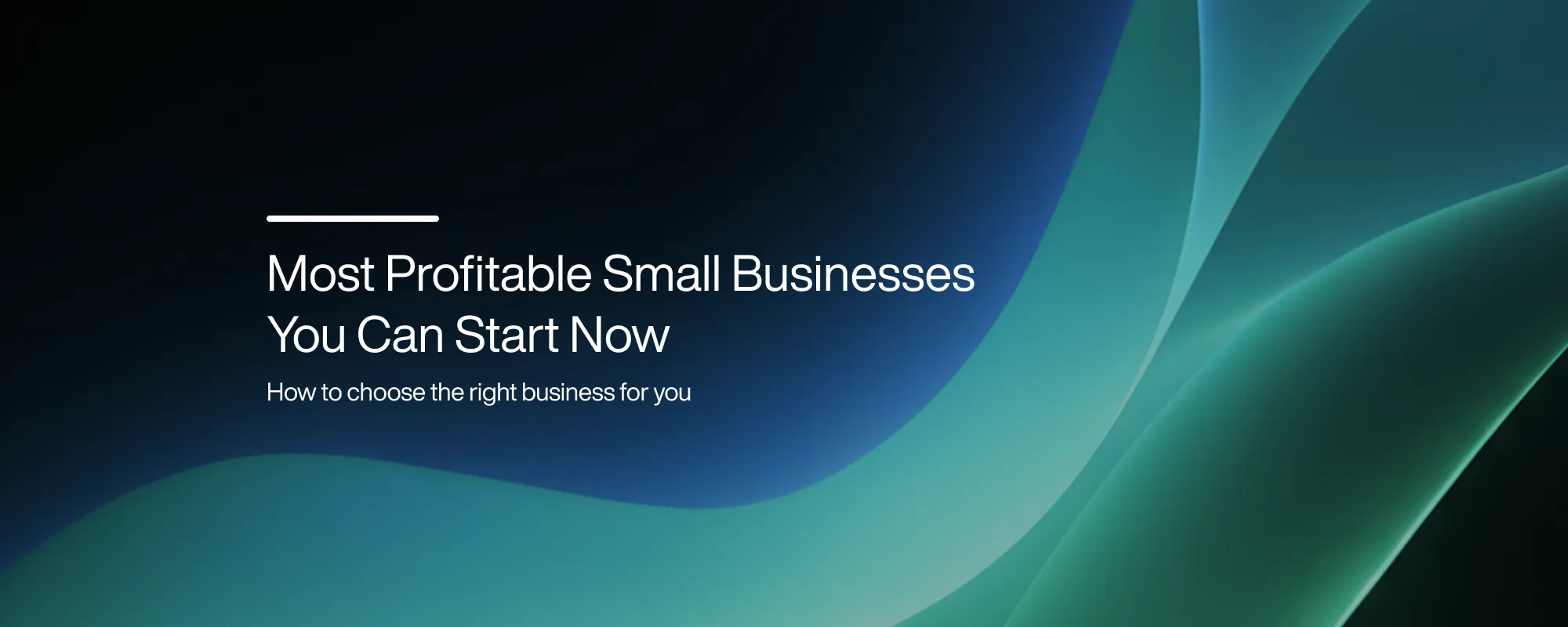Cover image for Most Profitable Small Businesses You Can Start Now