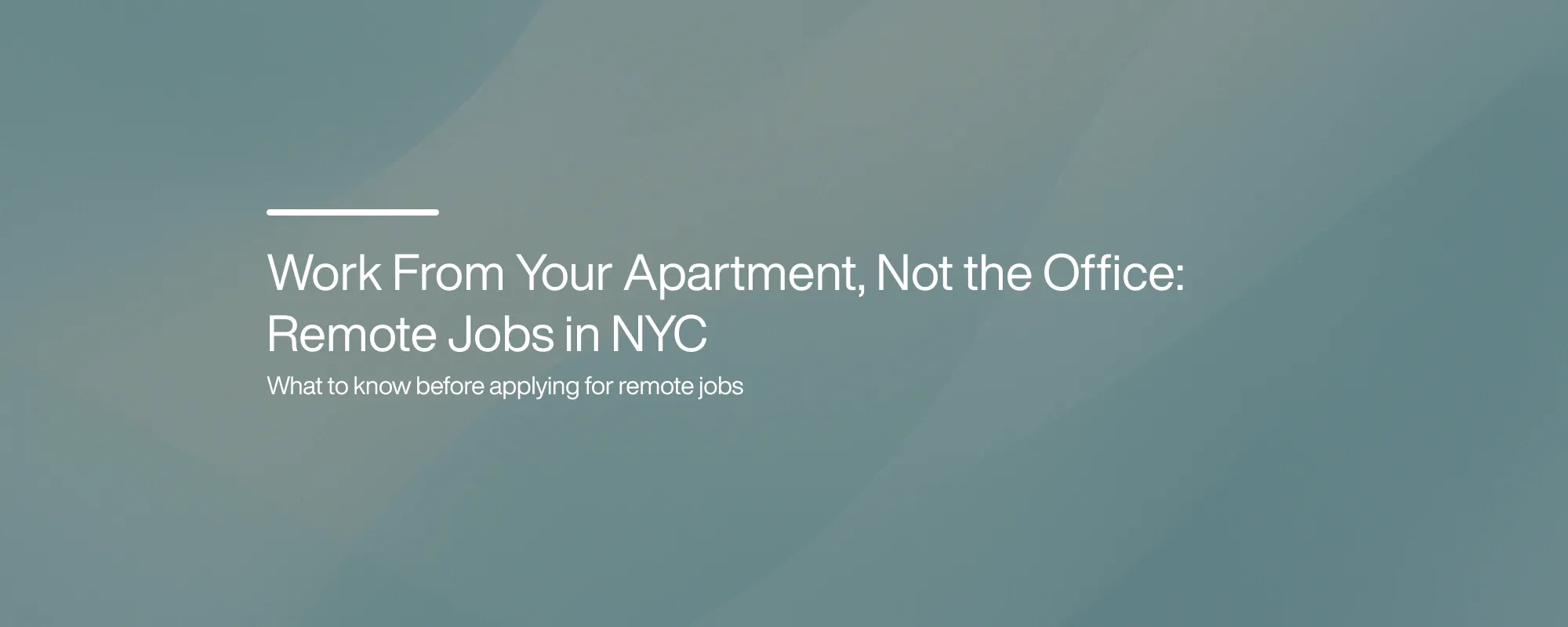 Cover image for Remote Jobs in NYC: Flexible, High-Paying Roles