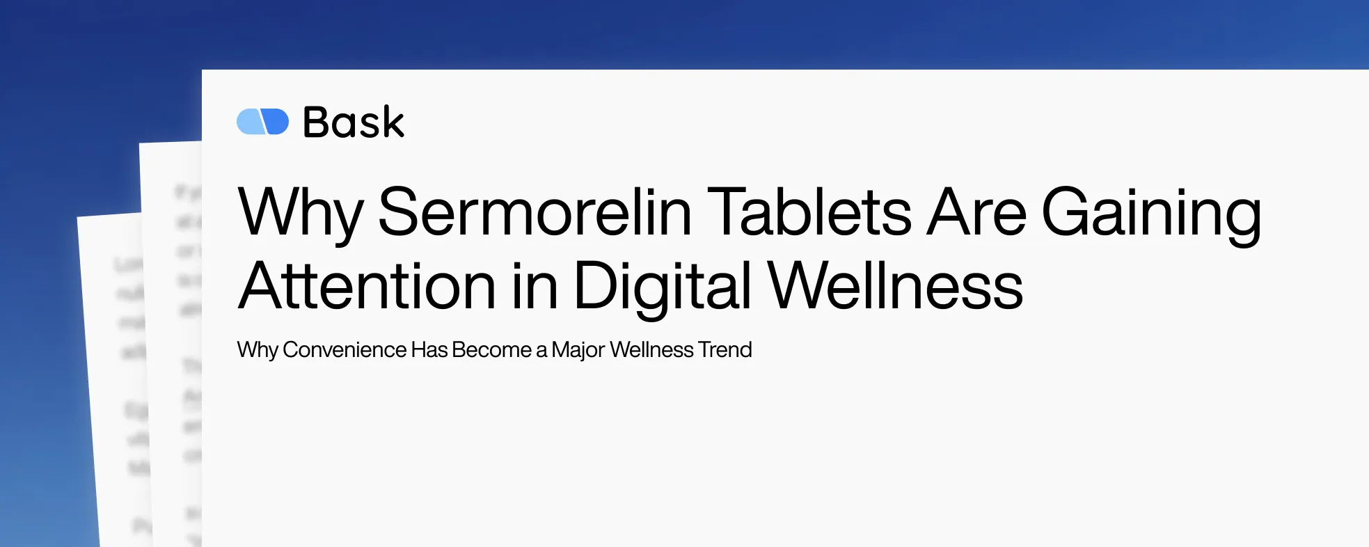 Cover image for Why Sermorelin Tablets Are Gaining Attention in Digital Wellness