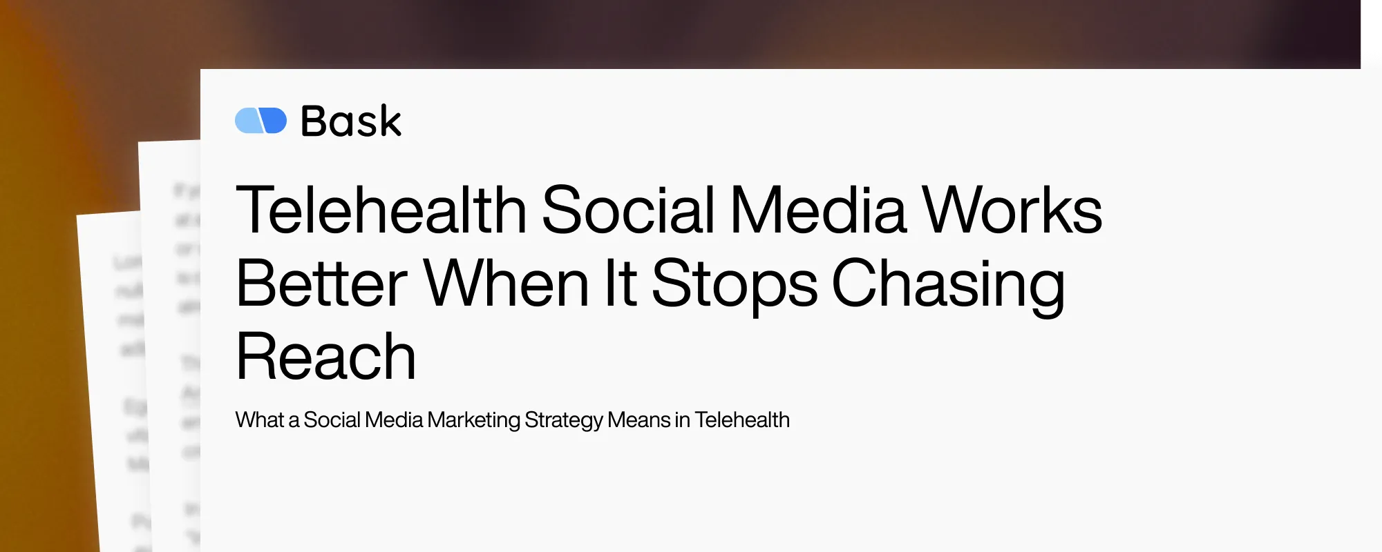 Cover image for Telehealth Social Media Works Better When It Stops Chasing Reach