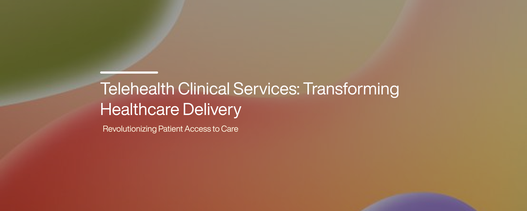 Cover image for Telehealth Clinical Services: Transforming Healthcare Delivery