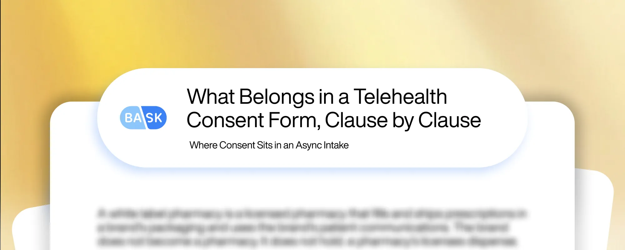 Cover image for What Belongs in a Telehealth Consent Form, Clause by Clause