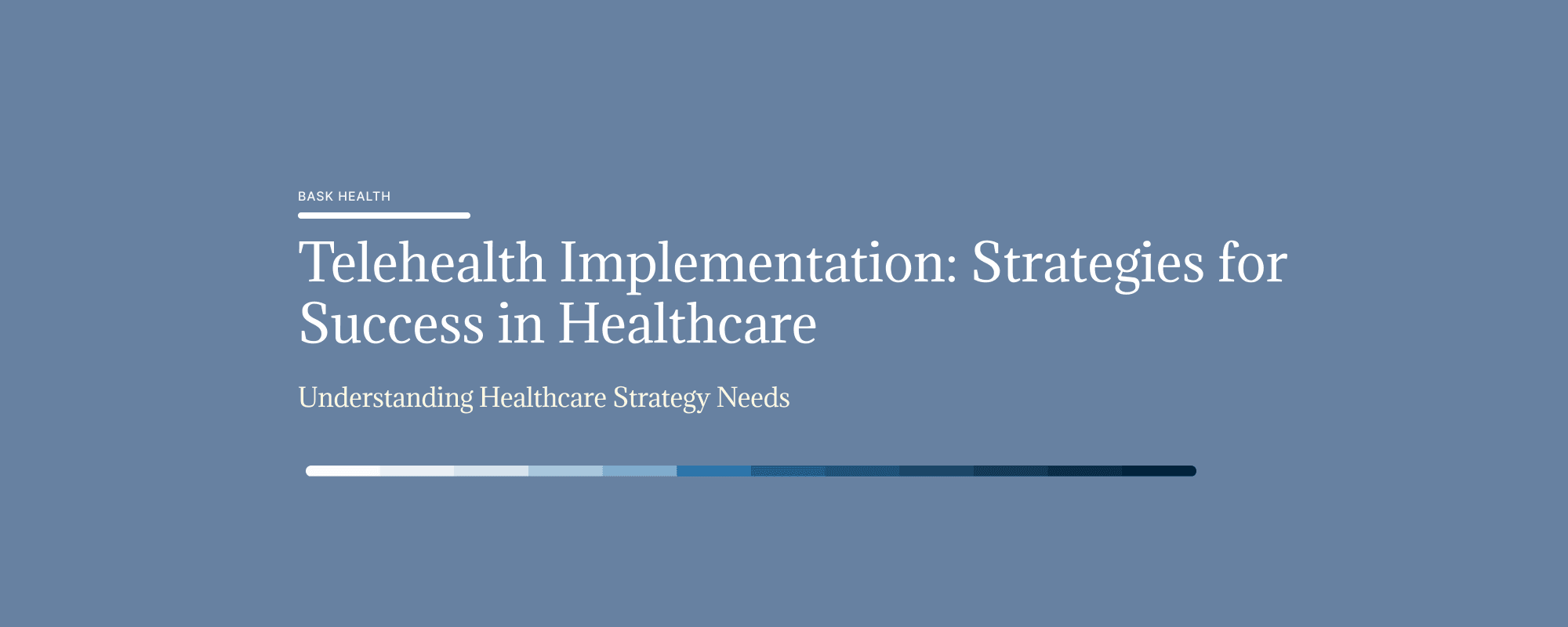 Cover image for Telehealth Implementation: Strategies for Success in Healthcare