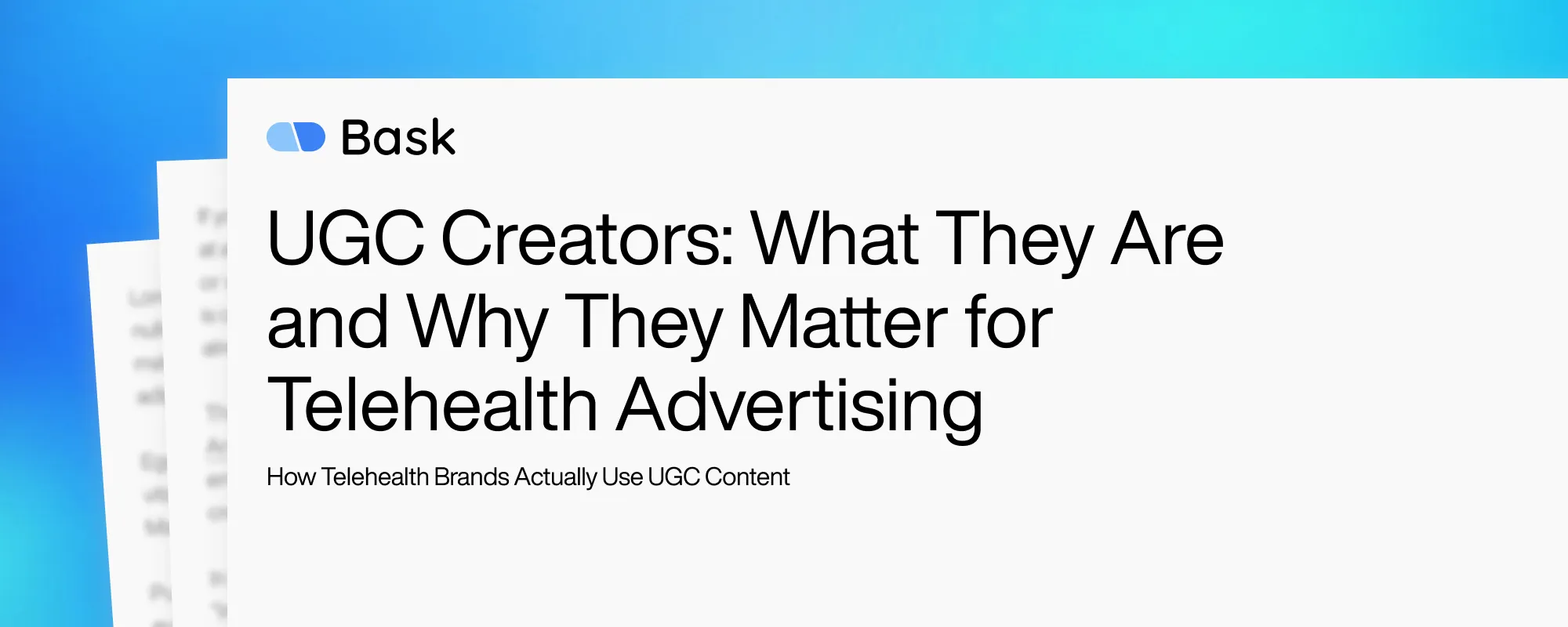Cover image for UGC Creators: What They Are and Why They Matter for Telehealth Advertising