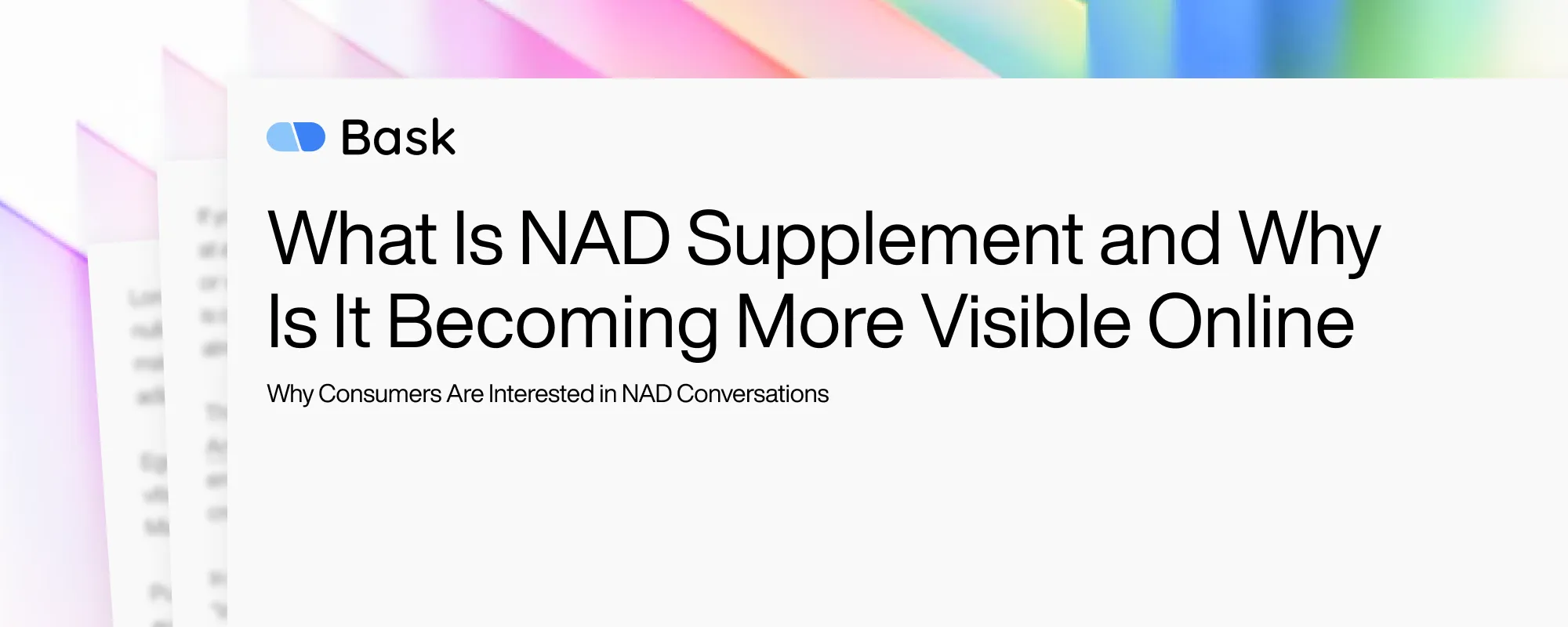 Cover image for What Is NAD Supplement and Why Is It Becoming More Visible Online
