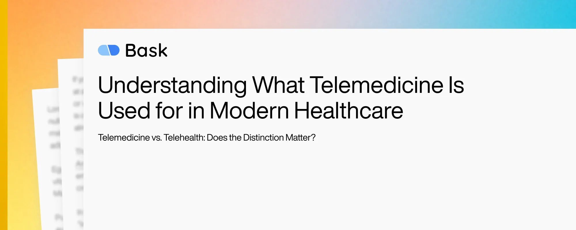 Cover image for Understanding What Telemedicine Is Used for in Modern Healthcare