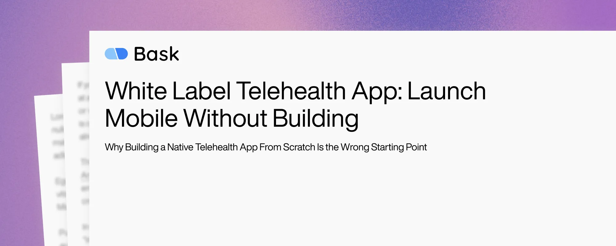White Label Telehealth App: Launch Mobile Without Building