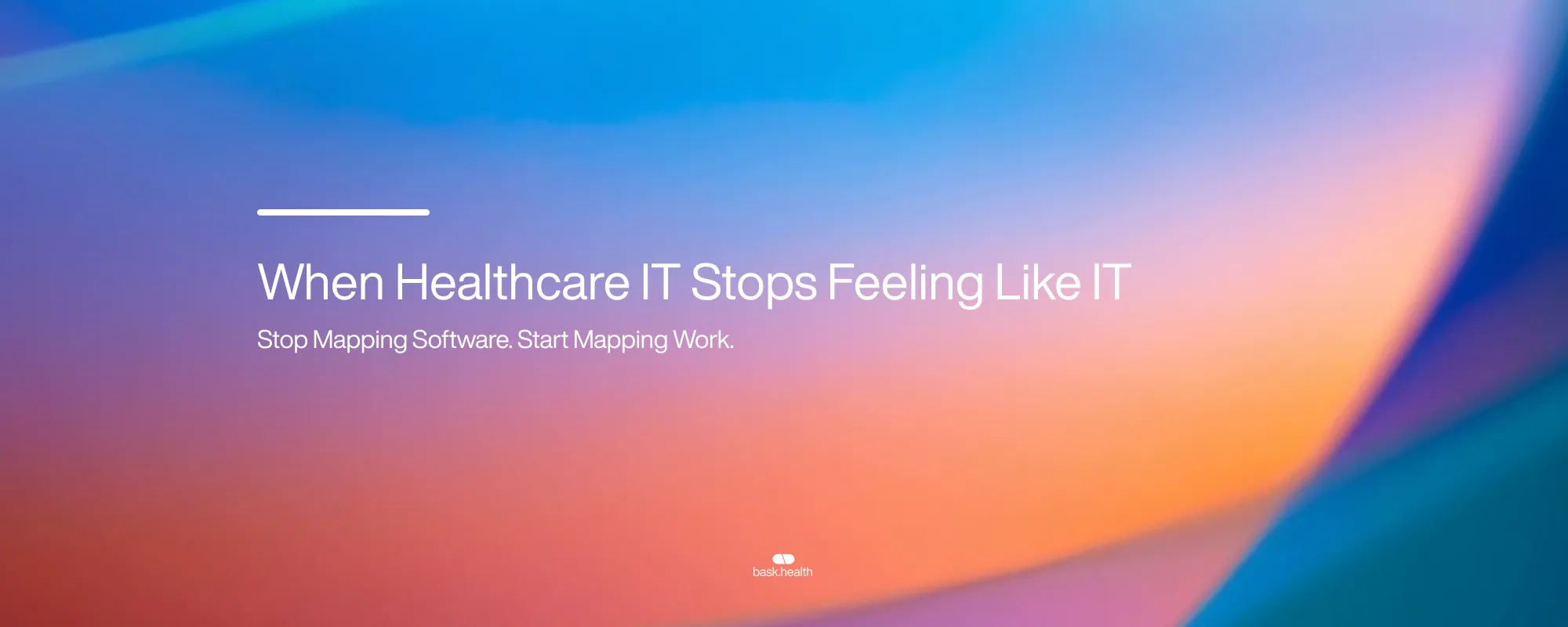 When Healthcare IT Stops Feeling Like IT When Healthcare IT Stops Feeling Like IT